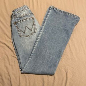 Wrangler bell bottom jeans